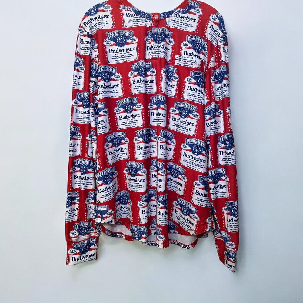 Shinesty Shirt‎ Budweiser Soft Pajama Top Women Size Large